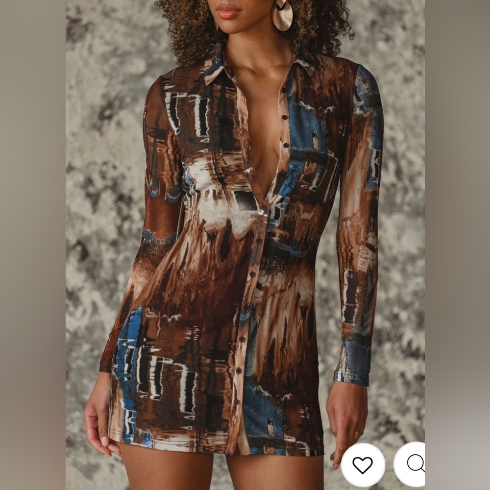 12th tribe pollack mesh dress